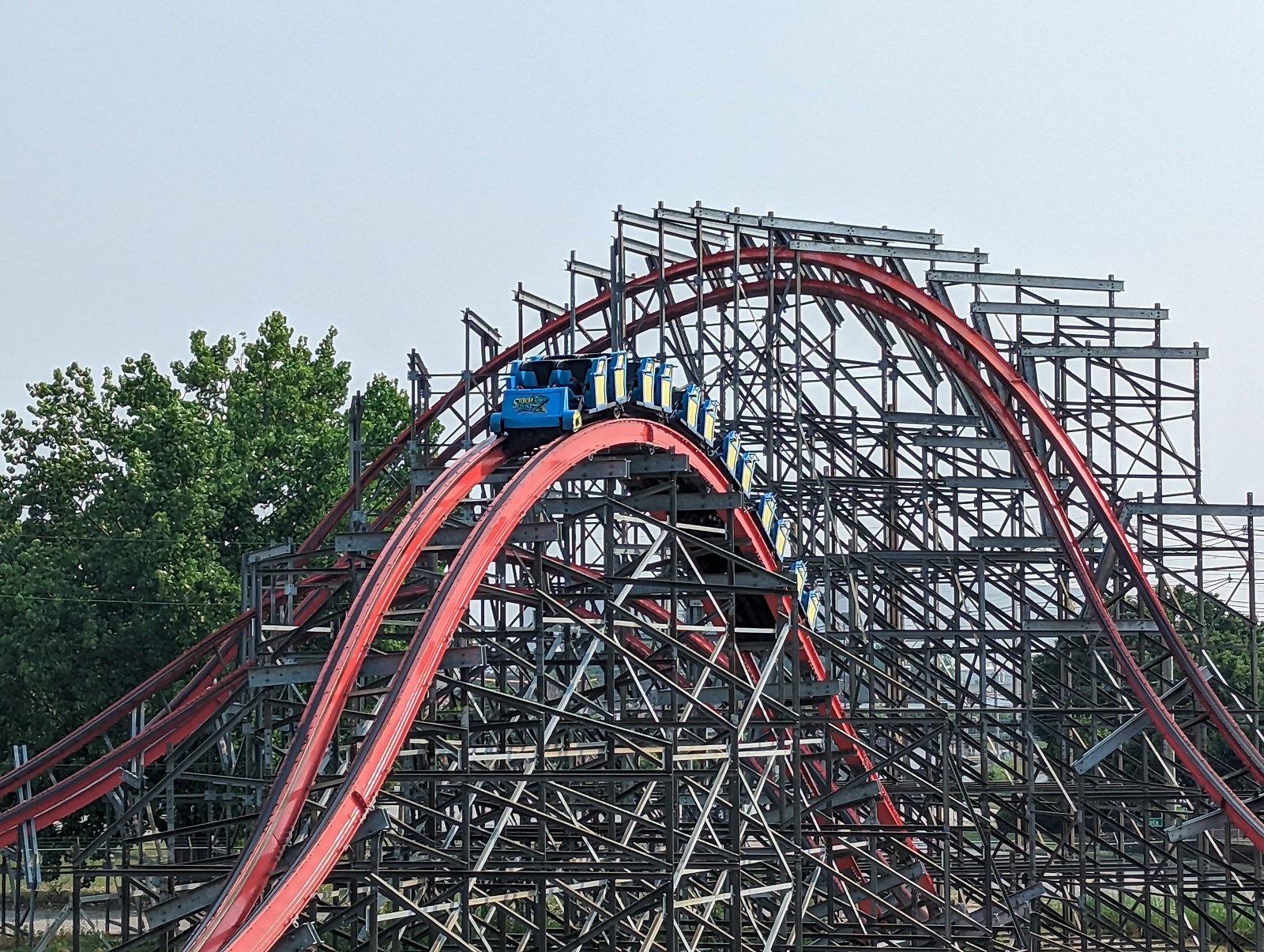 Storm Chaser train at Kentucky Kingdom
